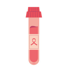 Test Tube With Blood Aids