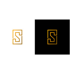 Modern And Sophisticated Letter S Initials Logo