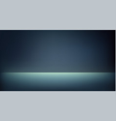 Abstract Illuminated Empty Dark Room Design