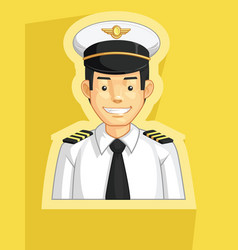 Mascot Pilot Air Force Officer Profile Avatar