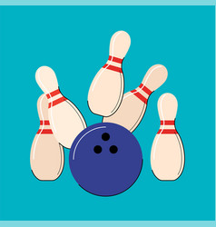 Bowling Strike Isolated