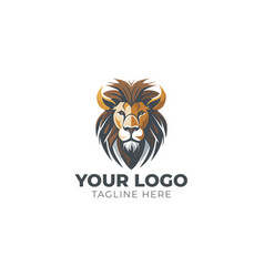 Majestic Lion Head Logo