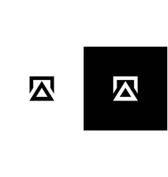 Modern And Strong Letter Ta Initials Logo Design