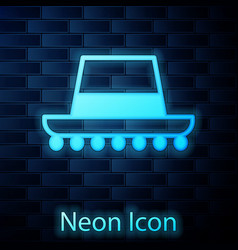 Glowing Neon Traditional Spanish Hat Icon