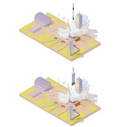 Isometric Rocket Launch Complex