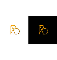 Modern And Unique Letter Ab Initials Logo Design