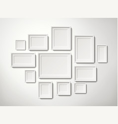 Blank White Picture Frames