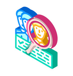 Customer Study Kyc Isometric Icon