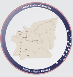 Map Idaho County In Idaho