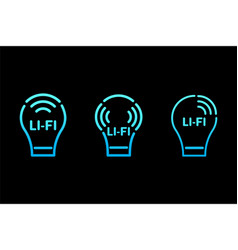 Li Fi Lamp Internet Network Concept Lai Fi Lamp