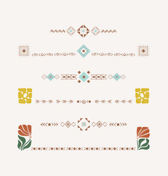 Wild West Aztec Ethnic Border Set