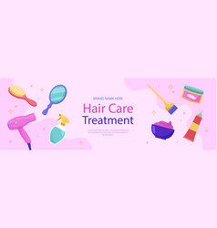 Beauty Salon Therapy Twitter Header Isolated