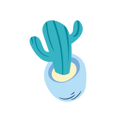 Flat Blue Cactus