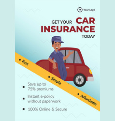 Get Your Car Insurance Portrait Template