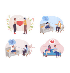 Relationship Problem Flat Concept Set