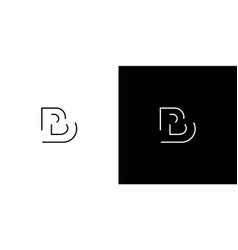 Modern And Unique Letter B Initials Logo Design