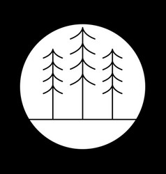 Pine Tree Icon Logo Image