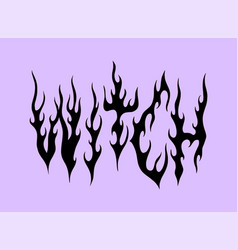 Acid Flame Freaky Font Witch Lettering