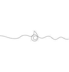 Continuous Line Drawing Of Drop Water Drop Line