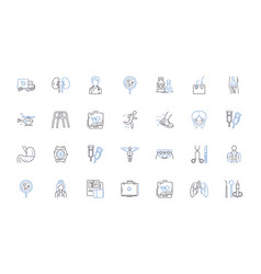 Functional Medicine Line Icons Collection