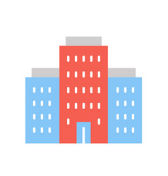 Colored Highrise Buildings Icon