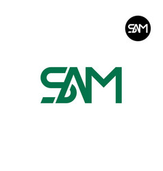 Letter Sam Monogram Logo Design