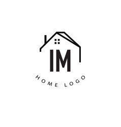 Initial Letter Im Home Creative Logo Design