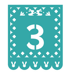 Papel Picado Three Flat