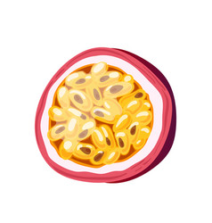 Passion Fruit Cut Cartoon