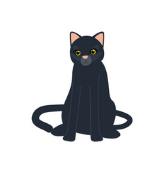 Flat Black Cat