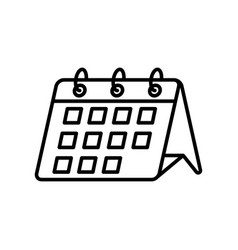 Calendar Line Art Office Stationery Icon Design