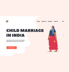 Child Marriage In India Landing Page Template