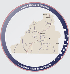 Map San Juan County In Colorado