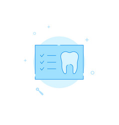 Tooth Snapshot Flat Icon Filled Line Style