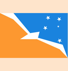 Flag Of Tierra Del Fuego Province Argentine