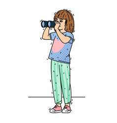 Look Through Binoculars