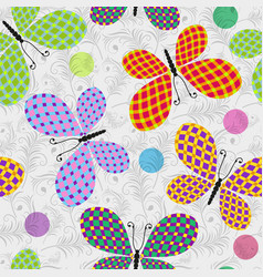 Seamless Pattern With Cheerful Multicolored