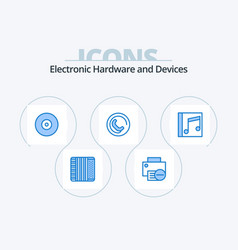 Devices Blue Icon Pack 5 Icon Design Music Album