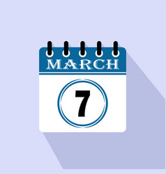 Icon Calendar Day - 7 March