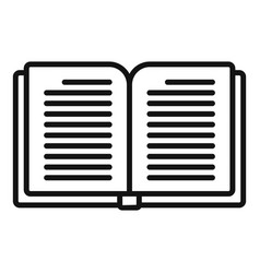 Reading Book Icon Outline Online Study