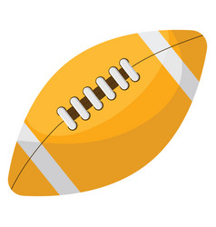 Rugby Ball On A White Background