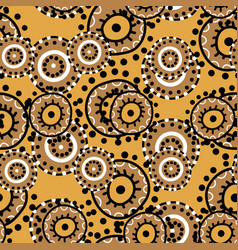 Seamless Pattern With Geometric Aboriginal