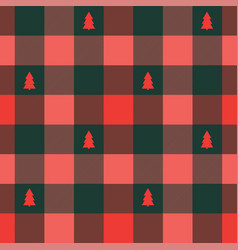 With Christmas Vichy Seamless Pattern