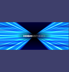 Blue High Speed Lines Fast Background