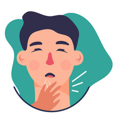 Covid 19 Symptom Character Sore Throat