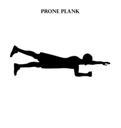 Prone Plank Exercise Strength Workout