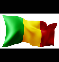 Waving Flag Of Mali 3d