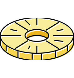 Canned Pineapple Color Icon