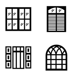 Plantation Shutters Icons