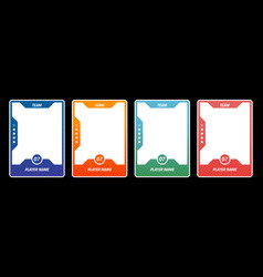 Sports Trading Card Templates